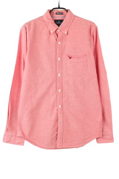 (70%세일)AMERICAN EAGLE 코튼100% 핑크 셔츠 빈트로-7442